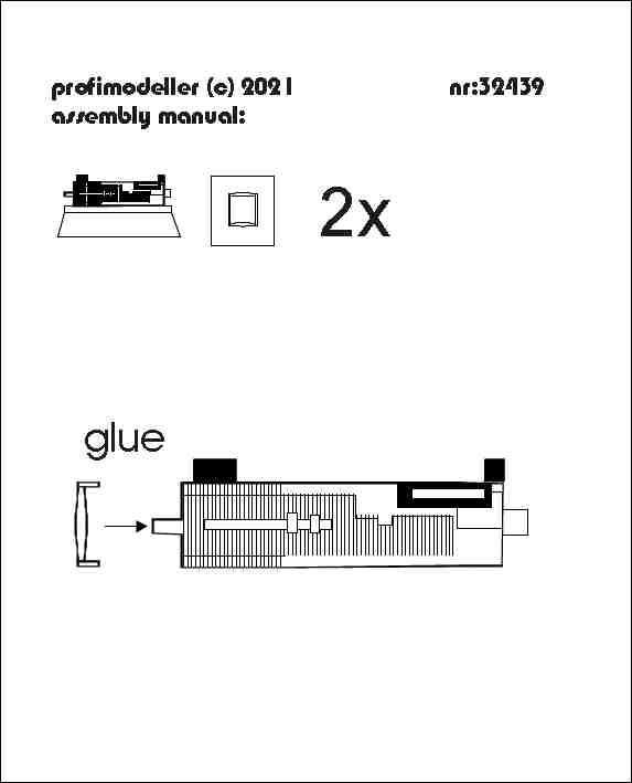 Profimodeller PF32439P 1:32 .50 Cal Body and Handgrip