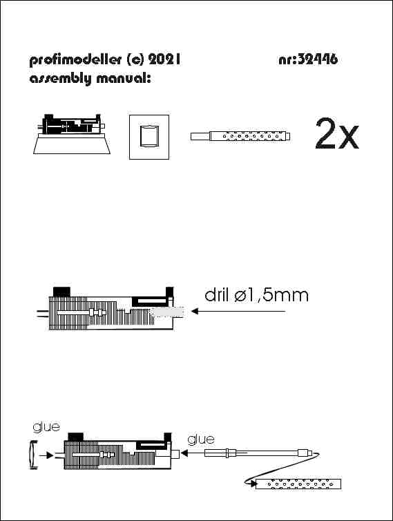 Profimodeller PF32446P 1:32 cal .50 complete