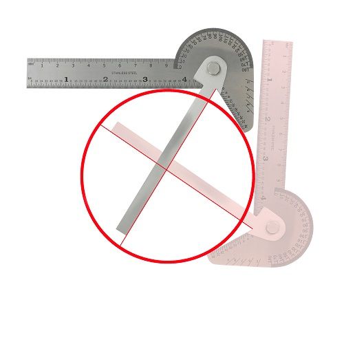 Shesto PGA5001 Modelcraft 5 in 1 Angle Rule & Gauge