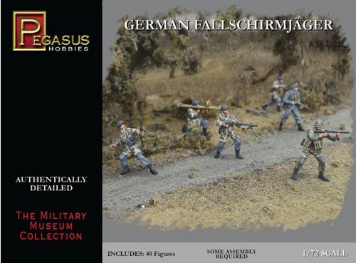 Pegasus Hobbies (P) PH7224 1:72 WWII German Fallschirmjager