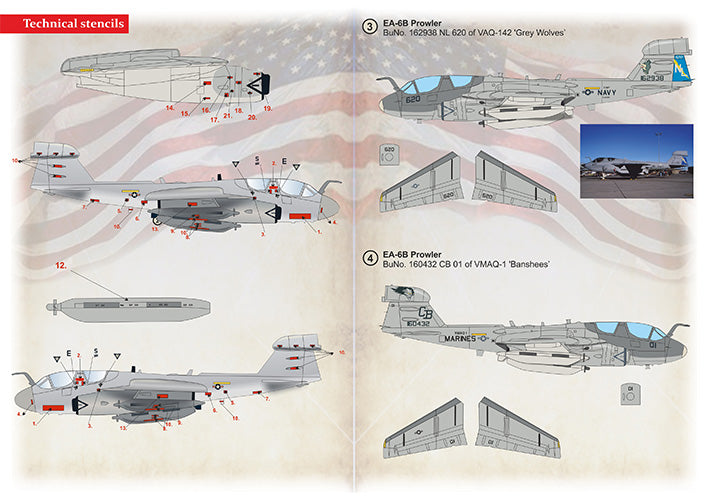 Print Scale PSL72450 1:72 Grumman EA-6B Powlers Part 3 1