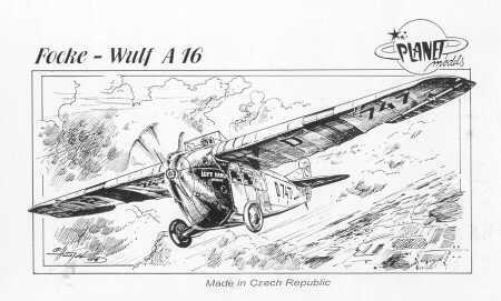 Planet Models PLA04172 1:72 Focke-Wulf A16