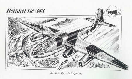 Planet Models PLA04272 1:72 Heinkel He-343