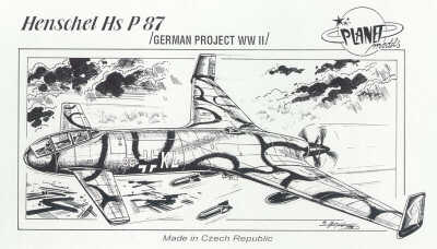 Planet Models PLA04372 1:72 Henschel Hs-P.87