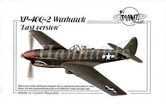 Planet Models PLA10448 1:48 Curtiss XP-40Q2 Warhawk last version