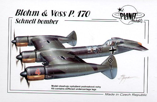 Planet Models PLA11572 1:72 Blohm-und-Voss Bv-P.170 Schnell Bomber