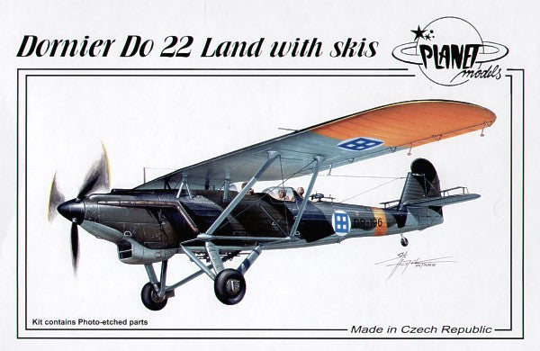 Planet Models PLA12548 1:48 Dornier Do-22 wheels/Skis