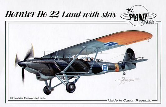 Planet Models PLA12548 1:48 Dornier Do-22 wheels/Skis