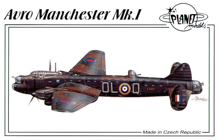Planet Models PLA12772 1:72 Avro Manchester Mk.I