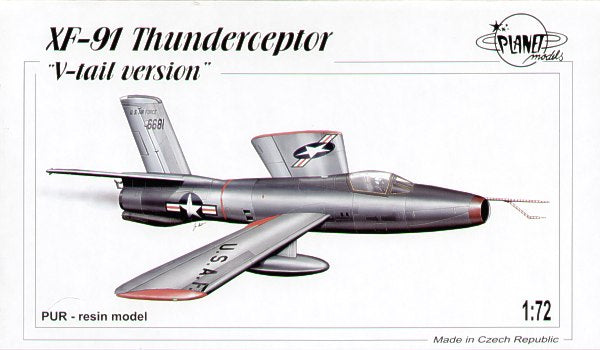 Planet Models PLA12972 1:72 Republic XF-91 Thunderceptor 'V-tail version'