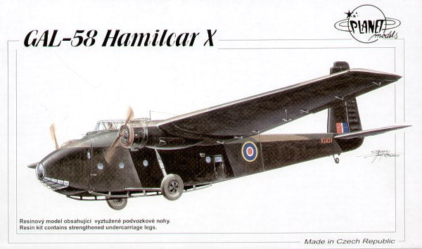 Planet Models PLA16072 1:72 GAL-58 Hamilcar X with engines >>>