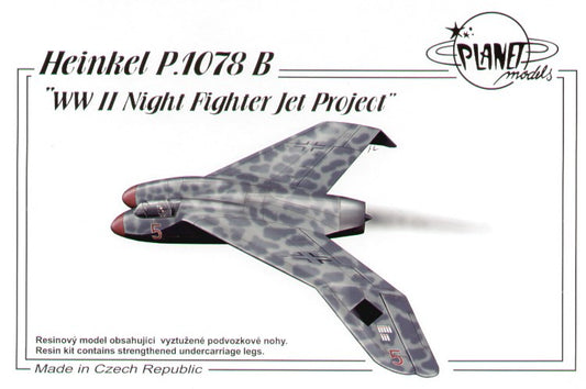 Planet Models PLA16972 1:72 Heinkel He-P.1078B Night Fighter Kit