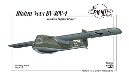 Planet Models PLA20432 1:32 Blohm-und-Voss Bv-40V-1 German Fighter Glider