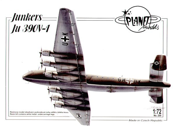 Planet Models PLA20972 1:72 Junkers Ju-390V-1