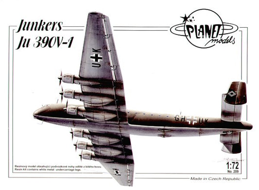 Planet Models PLA20972 1:72 Junkers Ju-390V-1
