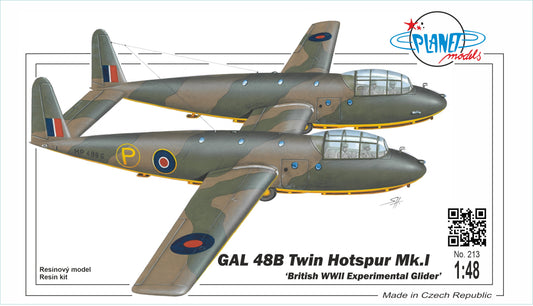 Planet Models PLA21348 1:48 GAL 48B Twin Hotspur Mk.I Glider Kit