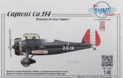 Planet Models PLA24248 1:48 Caproni Ca.114 'Peruvian Air Force Fighter'Peru