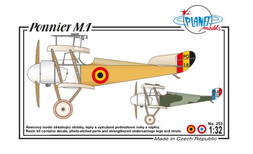 Planet Models PLA25332 1:32 Ponnier M-1