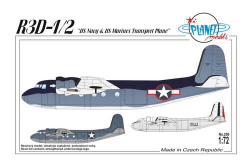 Planet Models PLA25672 1:72 Douglas R3D-1/R3D-2 'U.S
