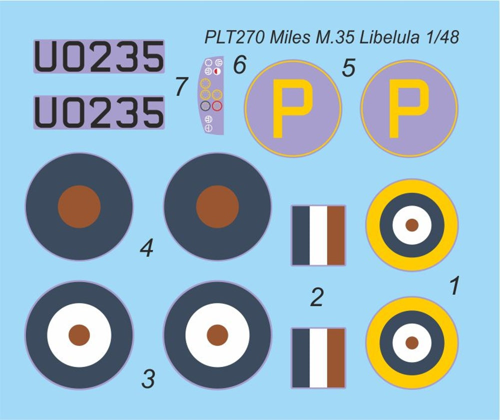 Planet Models PLA27048 Miles M.35 Libellula 1:48 Resin Kit