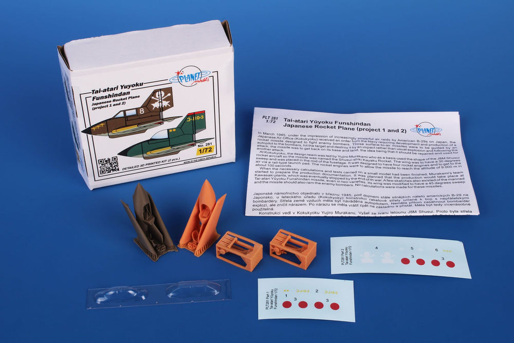 Planet Models PLA28172 1:72 Tai-atari Yuyoku Funshindan Japanese Rocket Plane