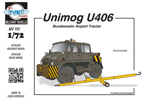Planet Models PLAMV110 1:72 Unimog U406 DoKa Airport Tug 1/72