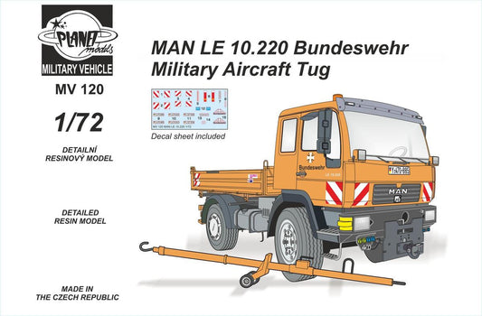 Planet Models PLAMV120 1:72 MAN LE 10.220 Bundeswehr Military Aircraft Tug