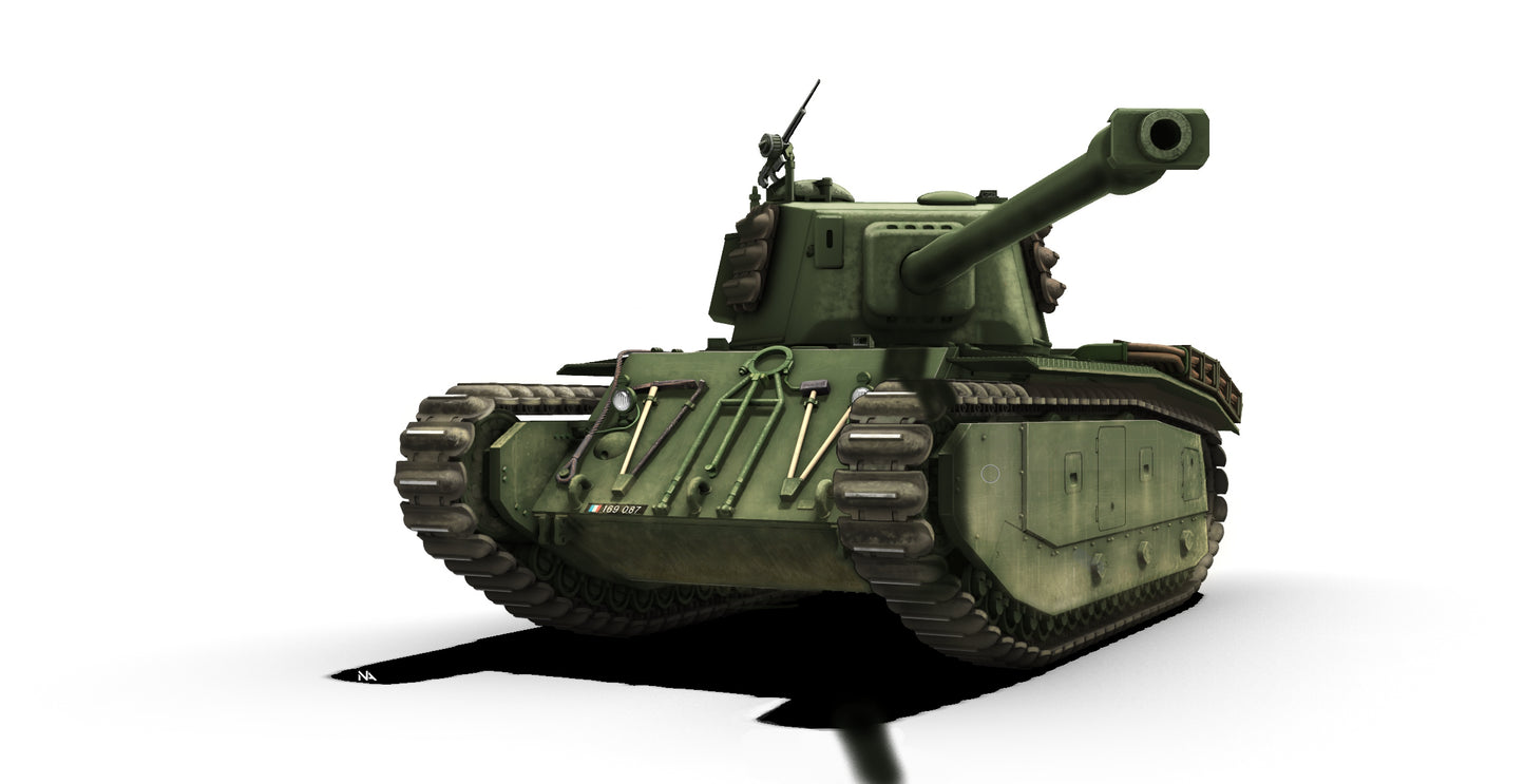 Planet Models PLAMV122 1:72 ARL-44 French Heavy Tank Resin Kit
