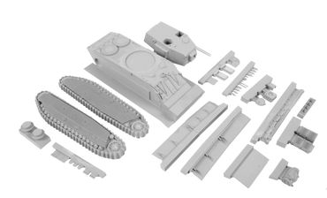 Planet Models PLAMV122 1:72 ARL-44 French Heavy Tank Resin Kit
