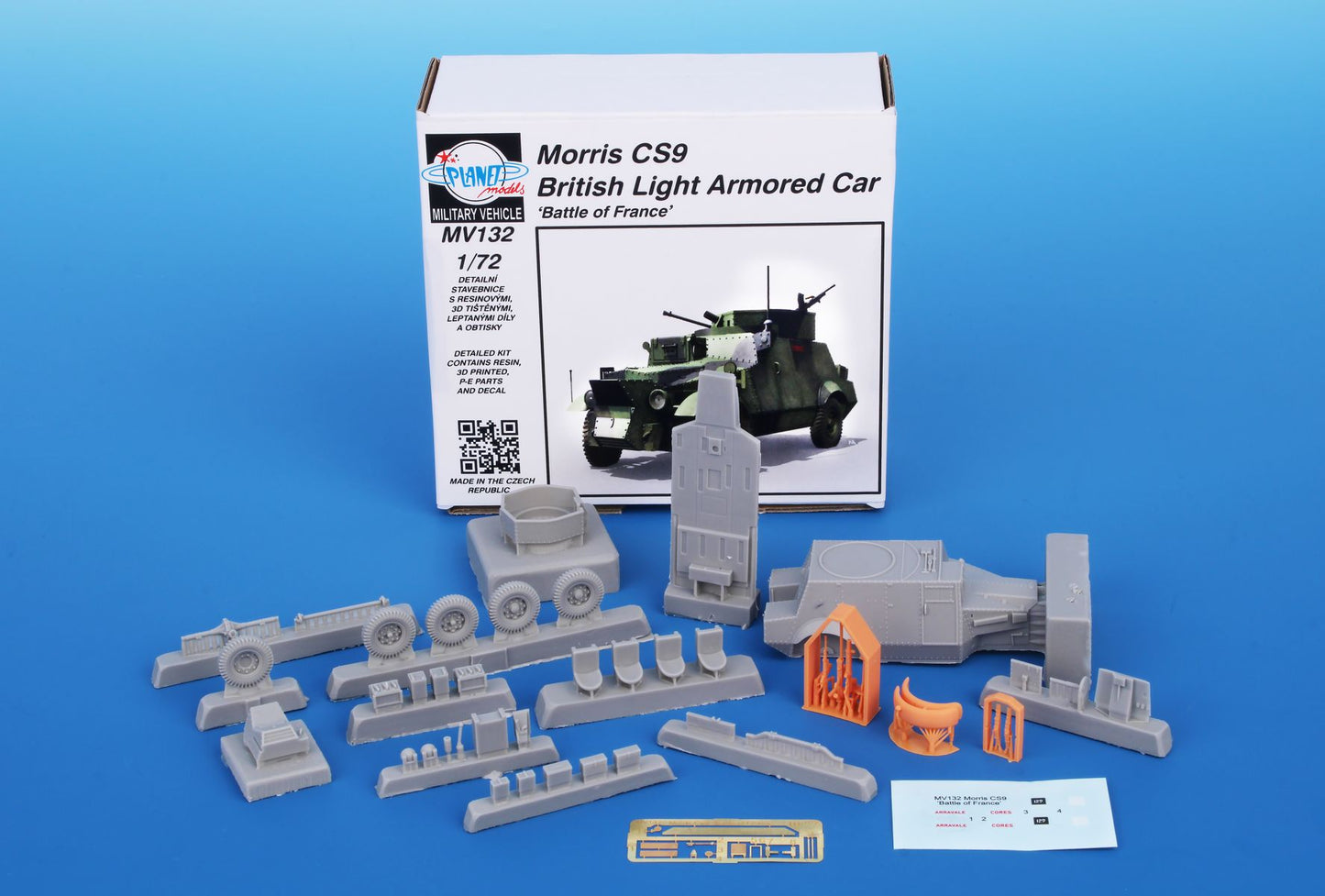 Planet Models PLAMV132 1:72 Morris CS9 Light Armoured Car France