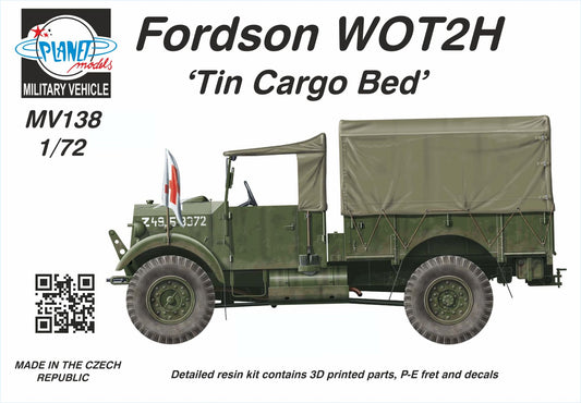 Planet Models PLAMV138 1:72 Fordson WOT2H