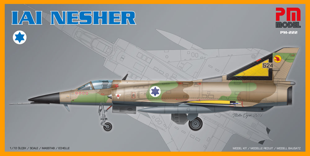 PM Model PM222 1:72 Re-issue! IAI Nesher