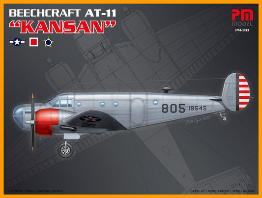 PM Model PM303 1:72 Re-issue! Beechcraft AT-11