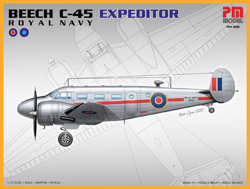 PM Model PM308 1:72 Beech C-45 Expeditor Royal Navy