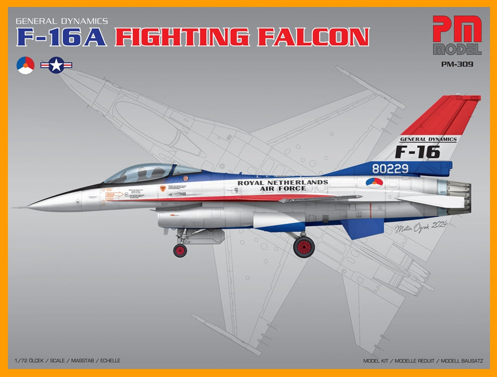 PM Model PM309 1:72 General Dynamics F-16A Fighting Falcon Dutch & US Air Forces