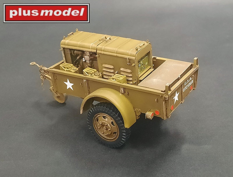 Plus Model PM542 1:35 U.S.Trailer with generator