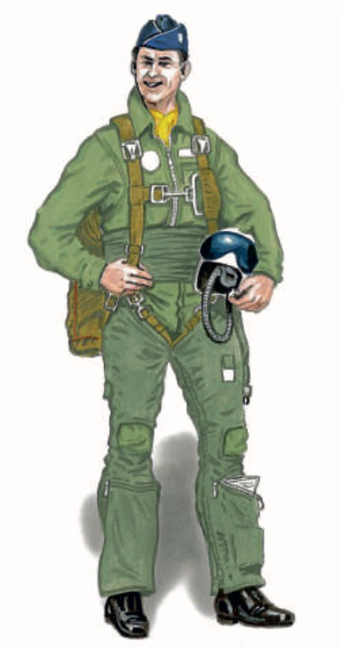 Plus Model PMAL3007 1:32 Pilot Lockheed F-104 Starfighter