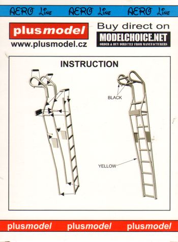 Plus Model PMAL4040 1:48 Ladders for Republic F-105F/F-105G