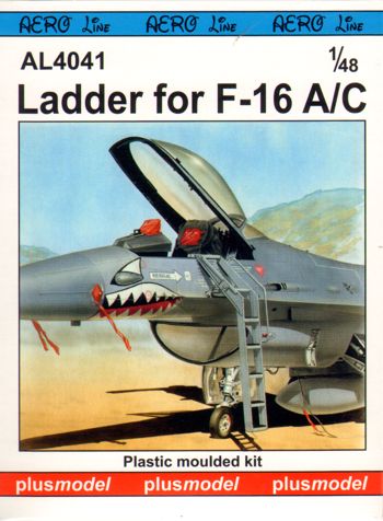 Plus Model PMAL4041 1:48 Ladder for General-Dynamics F-16A/Lockheed-Martin F-16C