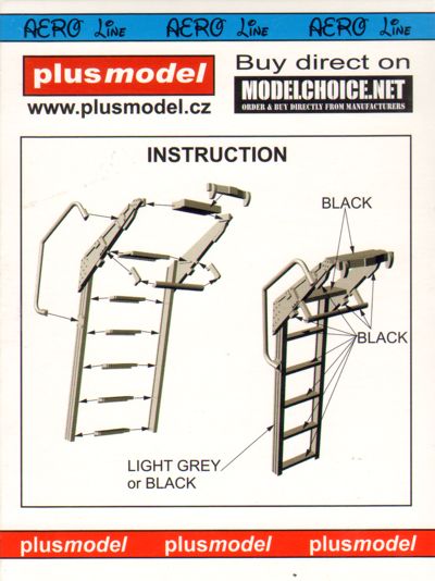 Plus Model PMAL4042 1:48 Ladders for General-Dynamics F-16B/F-16D