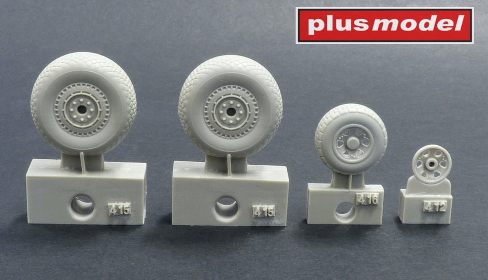 Plus Model PMAL4092 1:48 B-26B Marauder Late Main Diamond Wheels