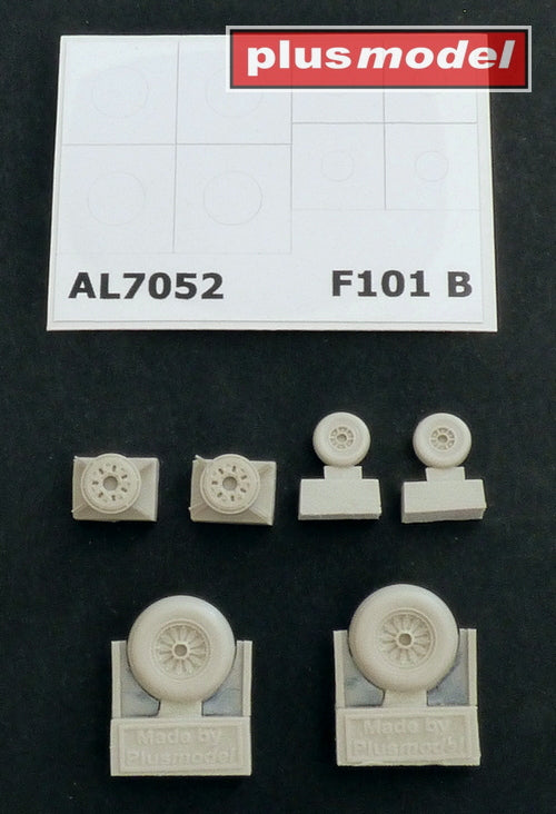 Plus Model PMAL7052 1:72 McDonnell F-101B Voodoo wheels and paint mask