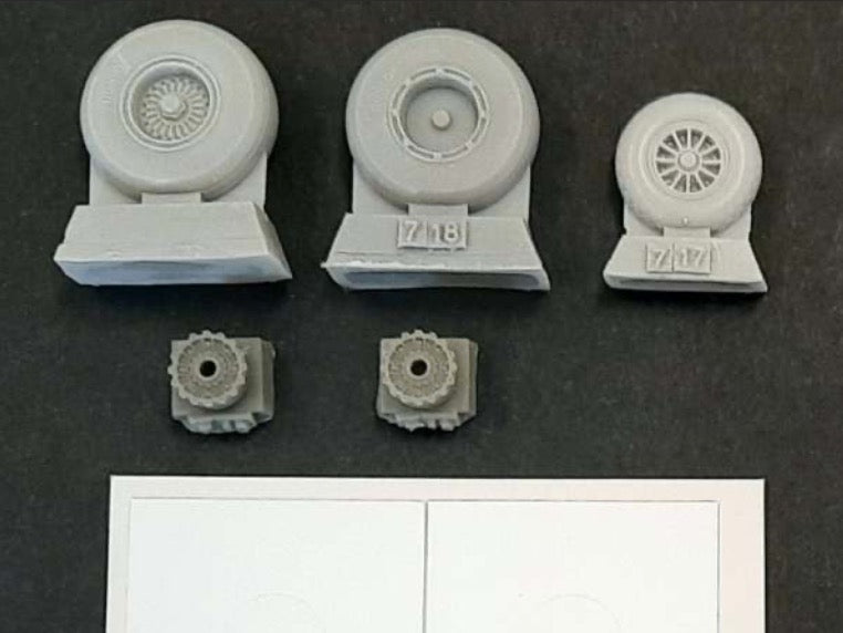 Plus Model PMAL7066 1:72 Douglas A-26K Invader wheels with paint mask