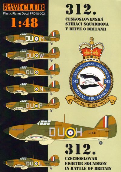 Plastic Planet Club PPD-48002 1:48 312.CS Fighter Sqn in Battle of Britain