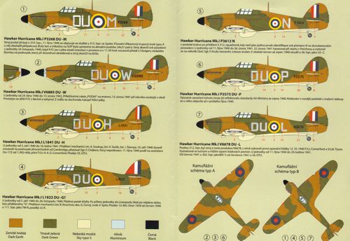 Plastic Planet Club PPD-48002 1:48 312.CS Fighter Sqn in Battle of Britain