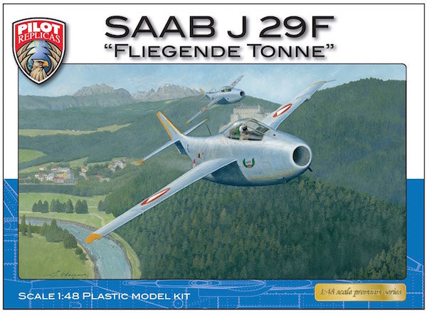 Pilot Replicas PR48A003 1:48 Saab J-29F Tunnan Austrian Plastic Kit