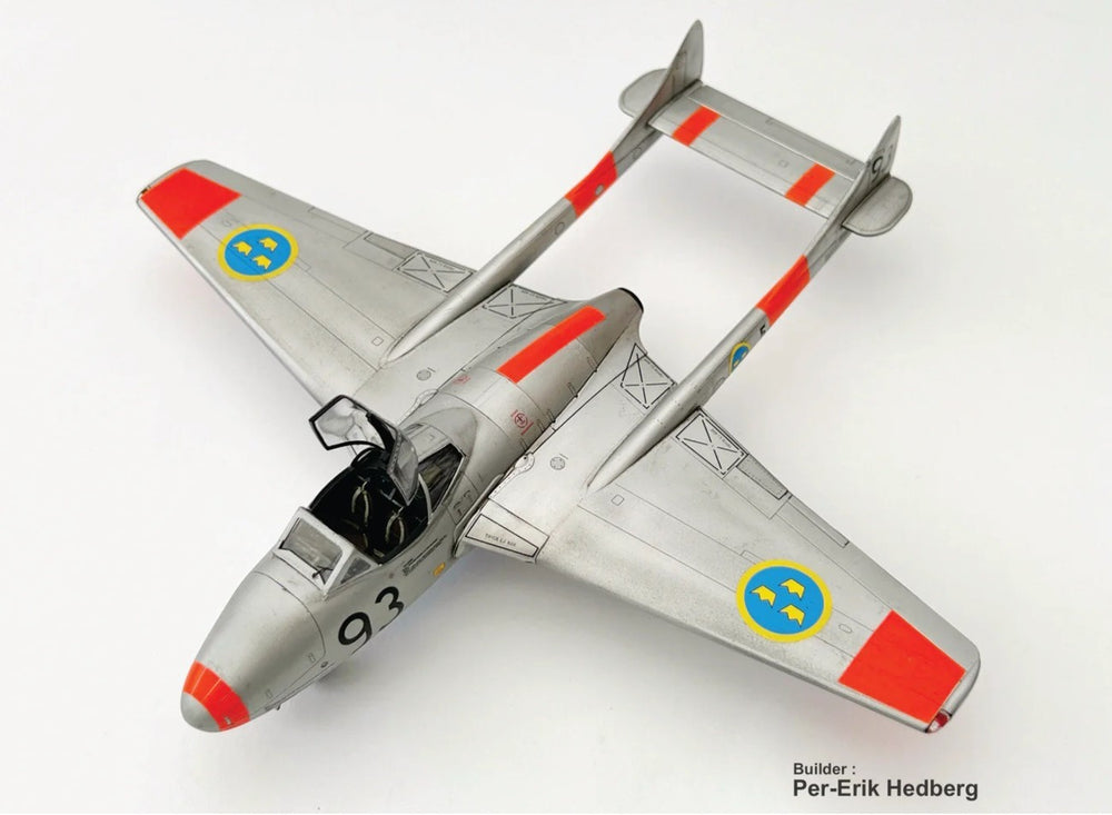 Pilot Replicas PR48A006 1:48 J28 Vampire FB50 Swedish Air Force