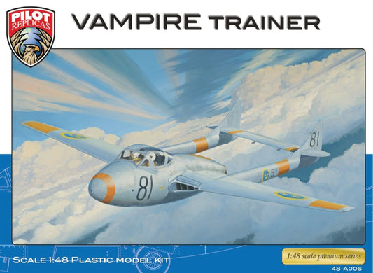 Pilot Replicas PR48A006 1:48 J28 Vampire FB50 Swedish Air Force
