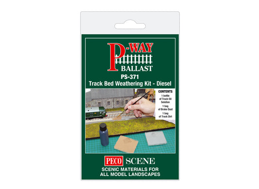 PECO PS-371 Track Bed Weathering Kit - Diesel