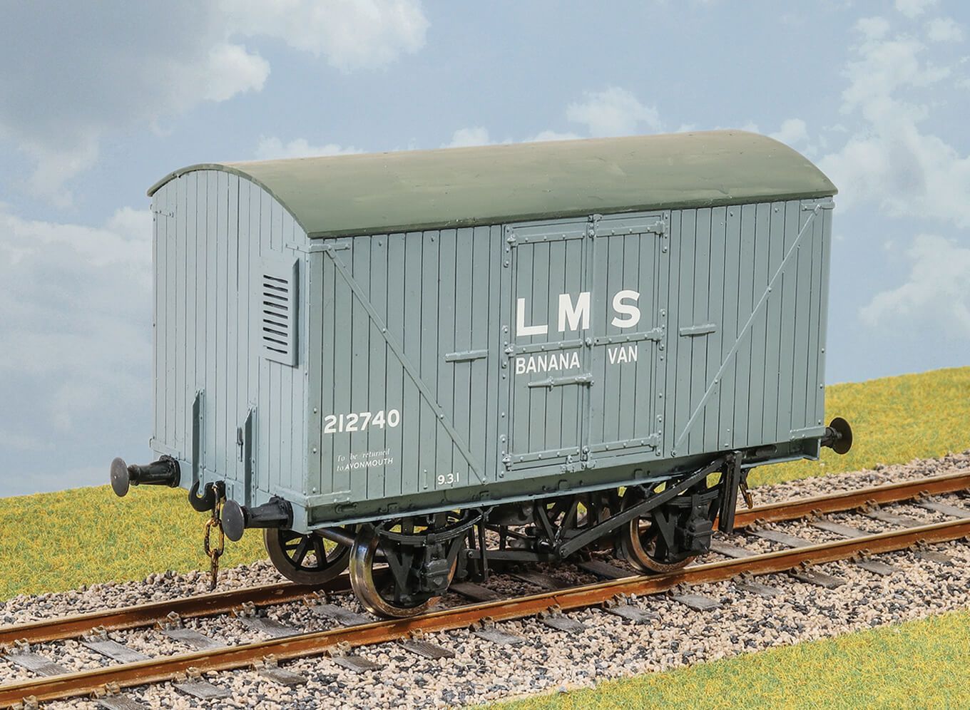 Parkside PS48 GWR Tevan Goods Van O Gauge
